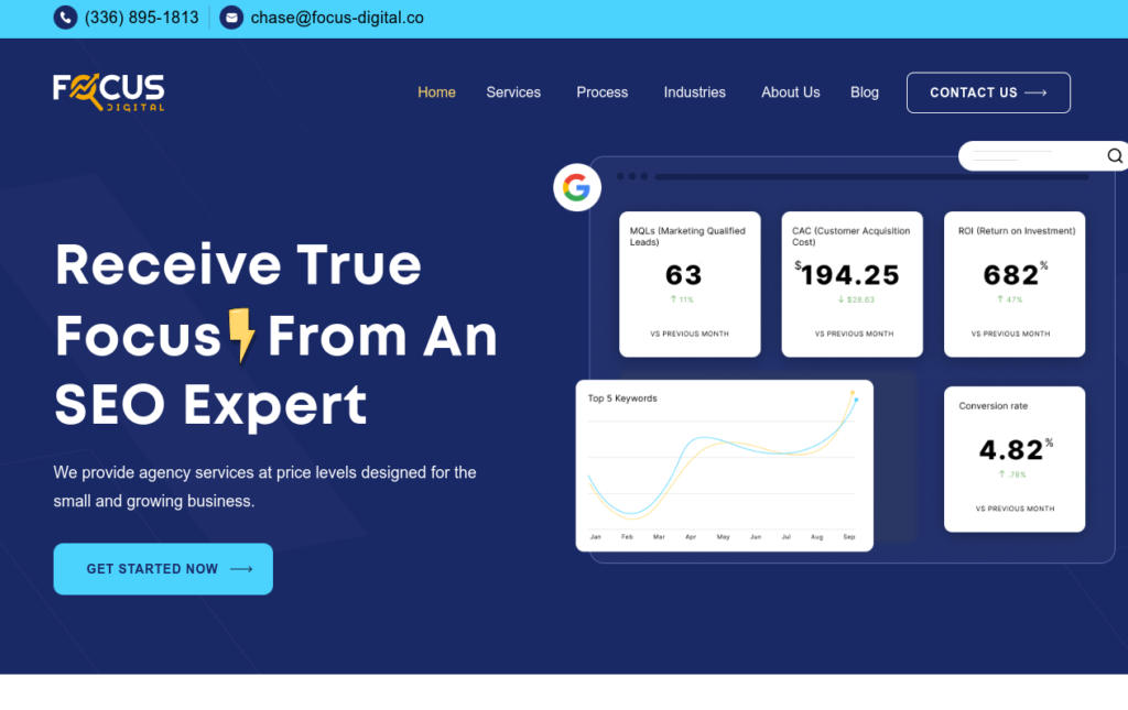 Focus Digital Website