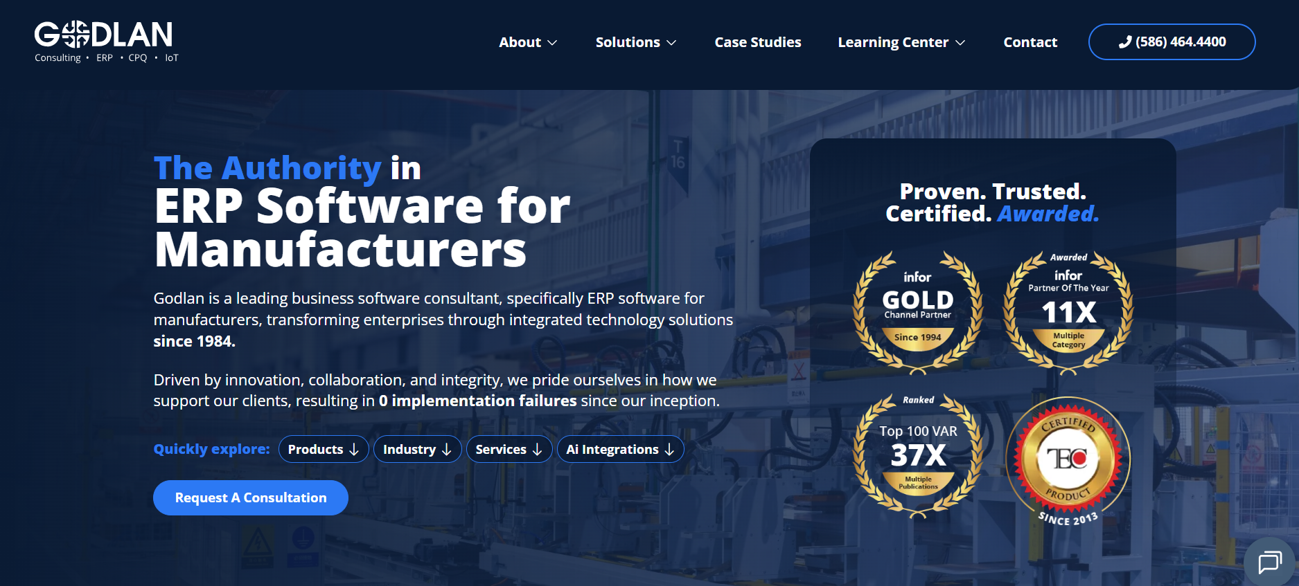 Godlan Website