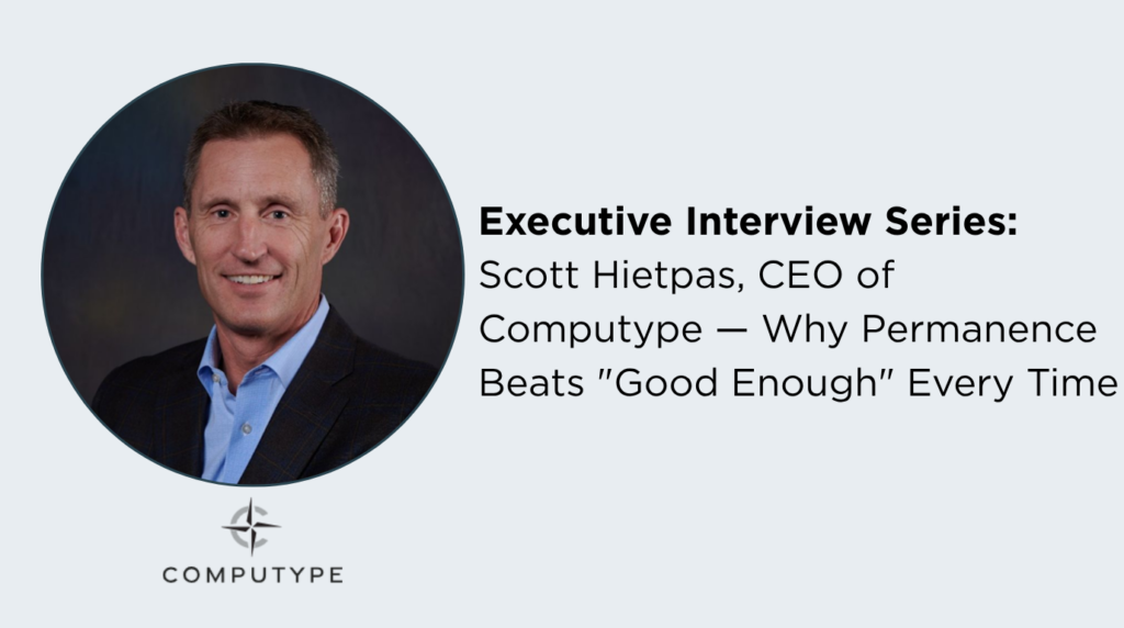 Executive Interview Series Scott Hietpas